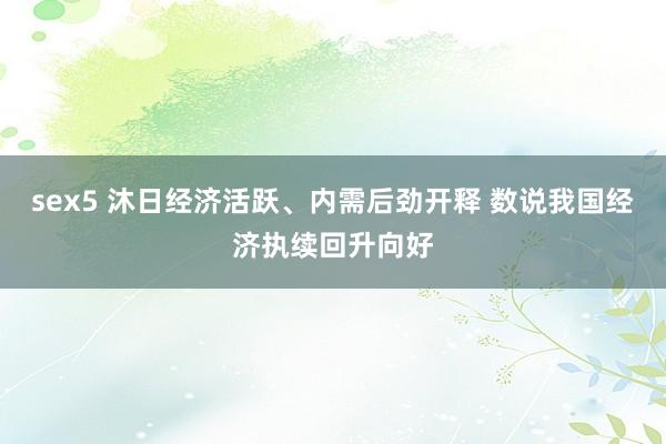 sex5 沐日经济活跃、内需后劲开释 数说我国经济执续回升向好