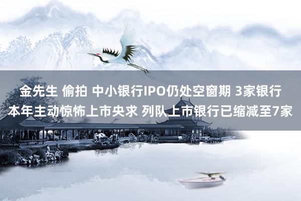 金先生 偷拍 中小银行IPO仍处空窗期 3家银行本年主动惊怖上市央求 列队上市银行已缩减至7家