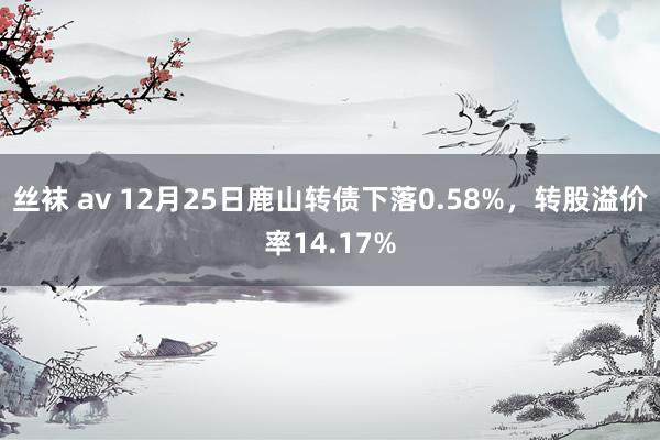 丝袜 av 12月25日鹿山转债下落0.58%，转股溢价率14.17%