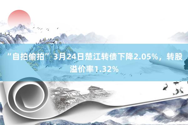 “自拍偷拍” 3月24日楚江转债下降2.05%，转股溢价率1.32%