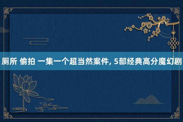 厕所 偷拍 一集一个超当然案件， 5部经典高分魔幻剧